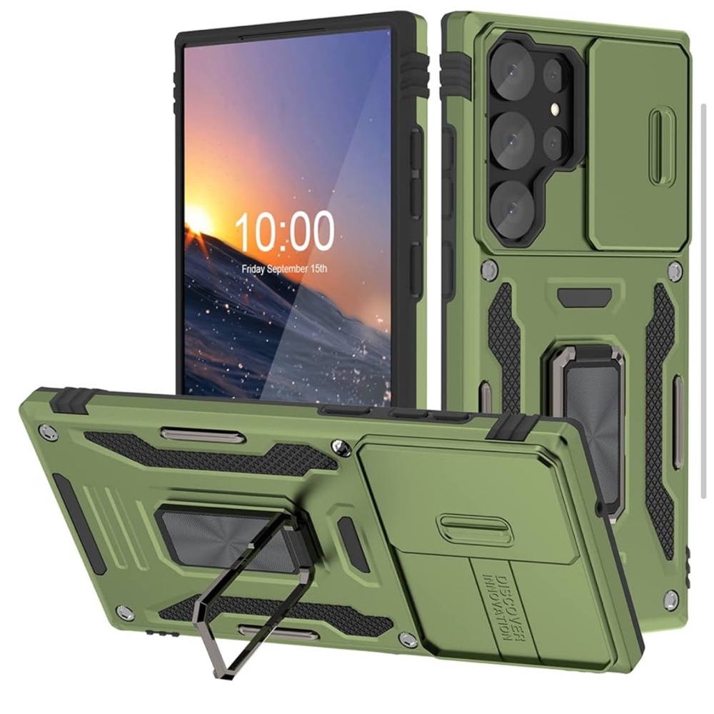 Samsung S23 Ultra Sturdy Case Green